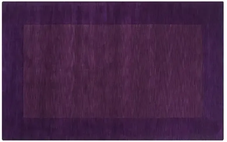 Lombard Rug - Dark Plum - Handcrafted - Purple - Purple