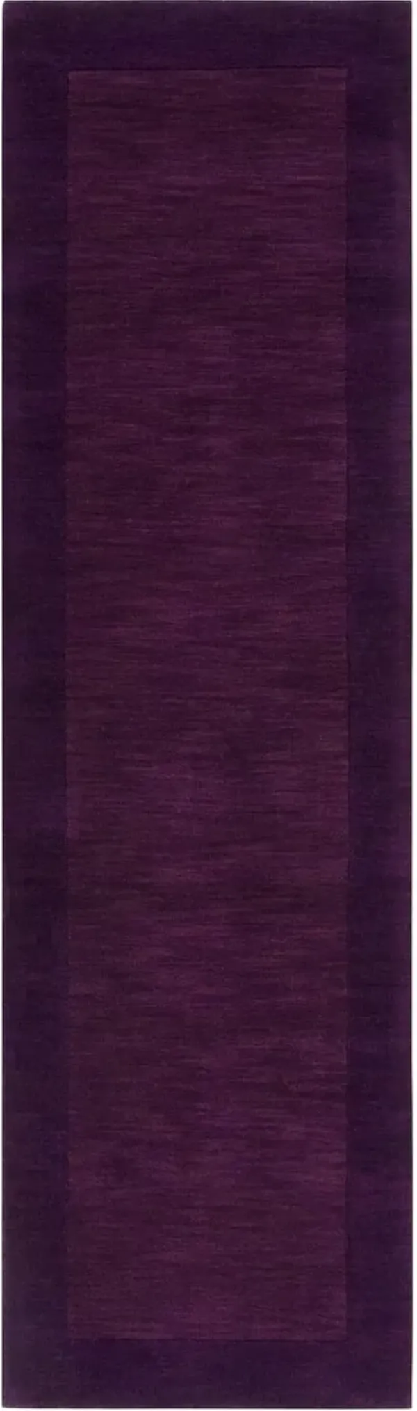 Lombard Rug - Dark Plum - Handcrafted - Purple - Purple