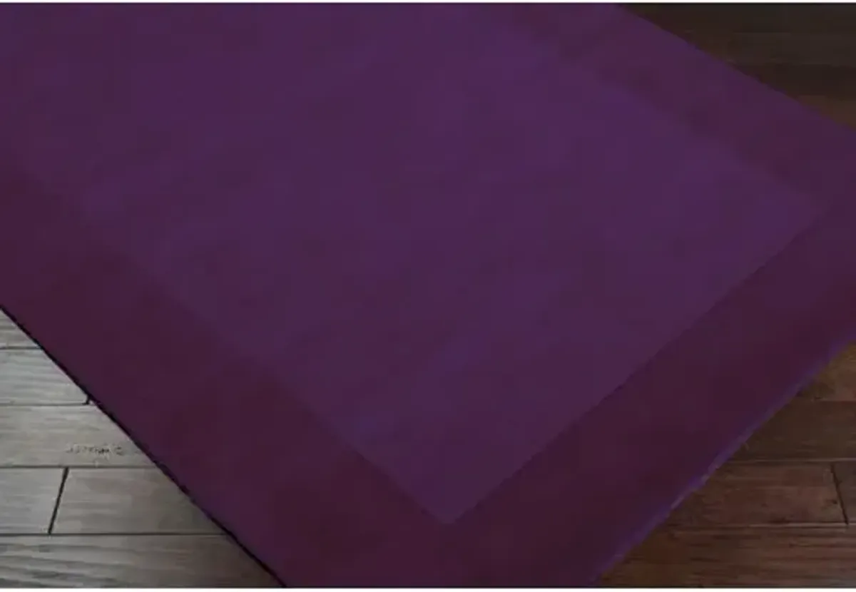 Lombard Rug - Dark Plum - Handcrafted - Purple - Purple