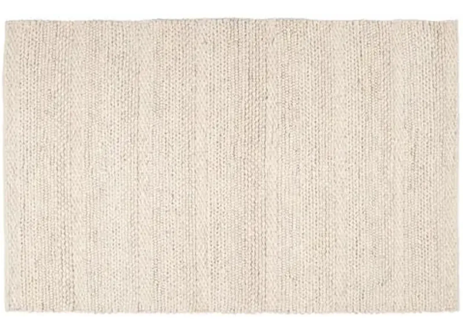 Summit Flat-Weave Rug - Parchment - Ivory - Ivory