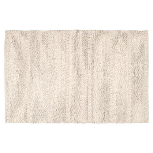 Summit Flat-Weave Rug - Parchment - Ivory - Ivory
