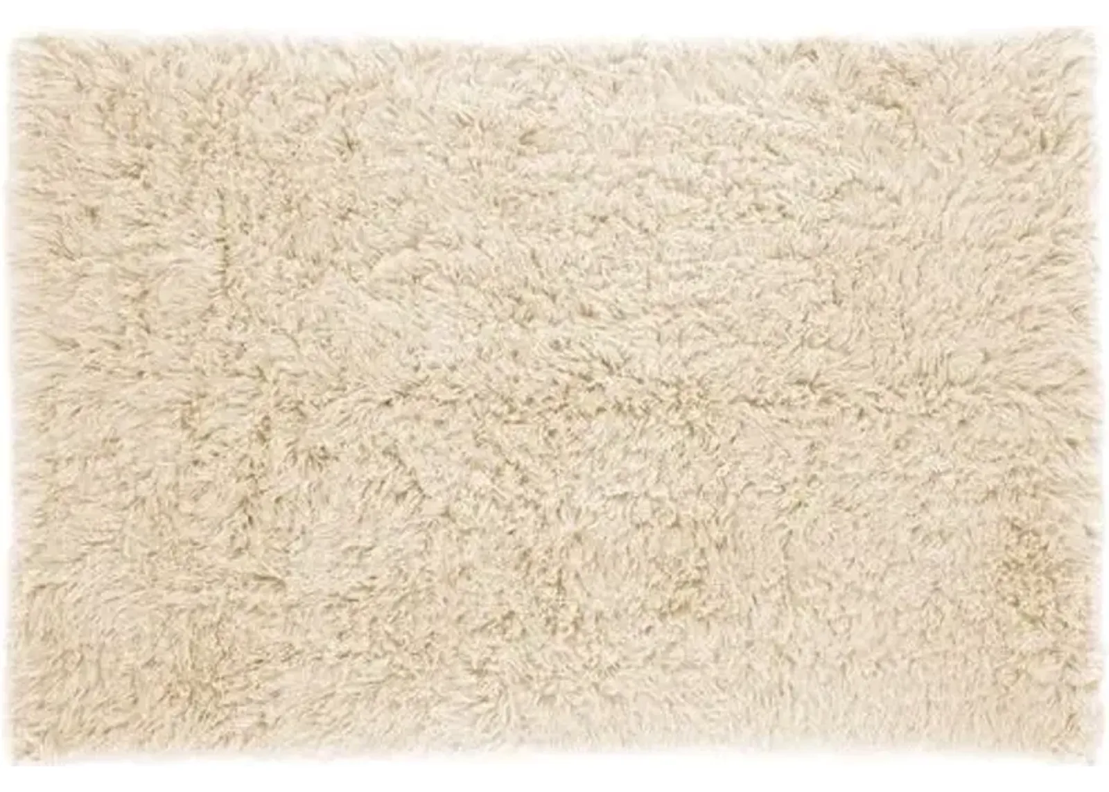 Flokati Shag Rug - Natural - Ivory - Ivory