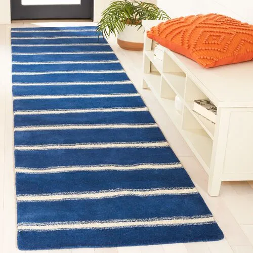 Martha Stewart Chalk Rug - Navy - Blue - Blue