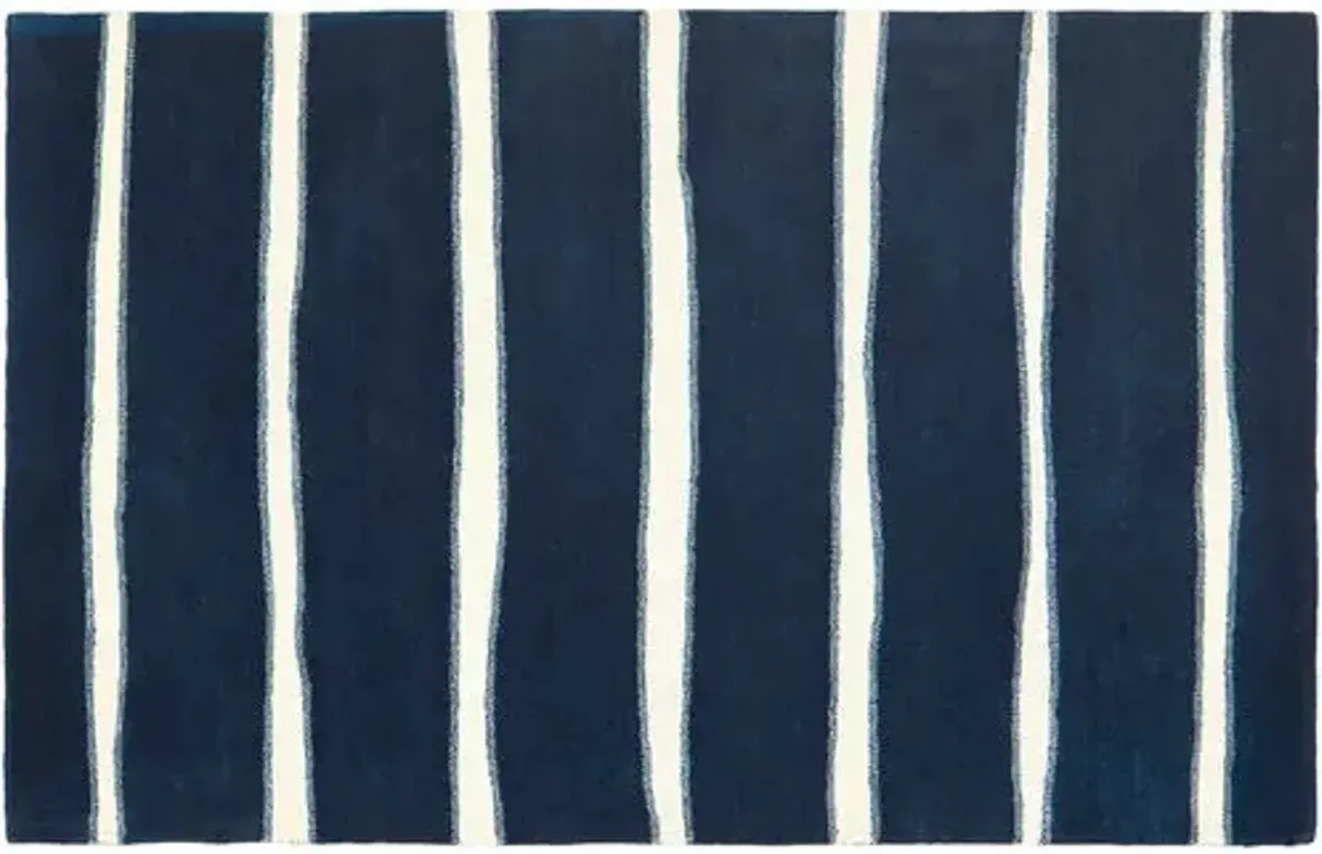 Martha Stewart Chalk Rug - Navy - Blue - Blue