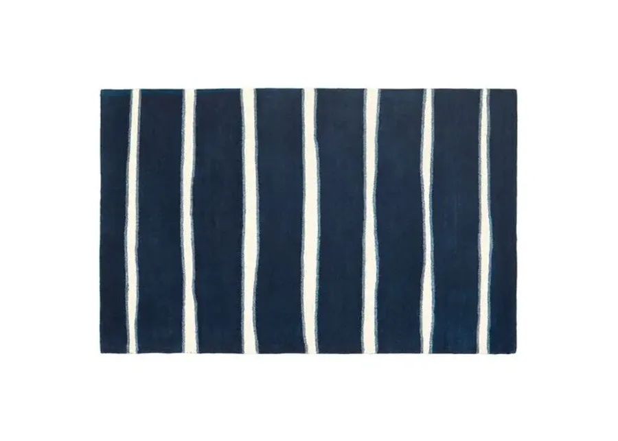 Martha Stewart Chalk Rug - Navy - Blue - Blue