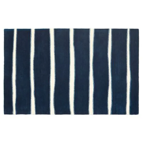 Martha Stewart Chalk Rug - Navy - Blue - Blue