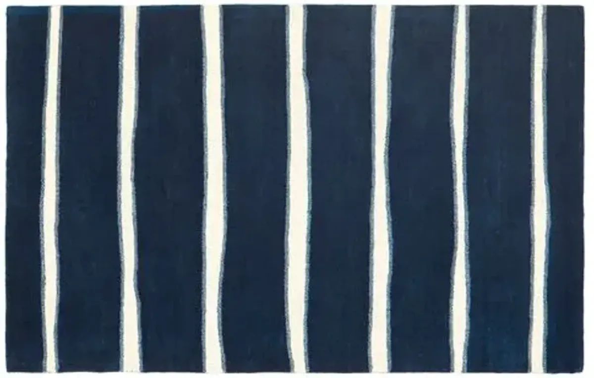 Martha Stewart Chalk Rug - Navy - Blue - Blue