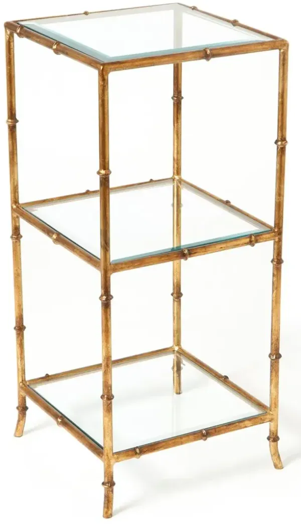 Kenmore Side Table, Gold