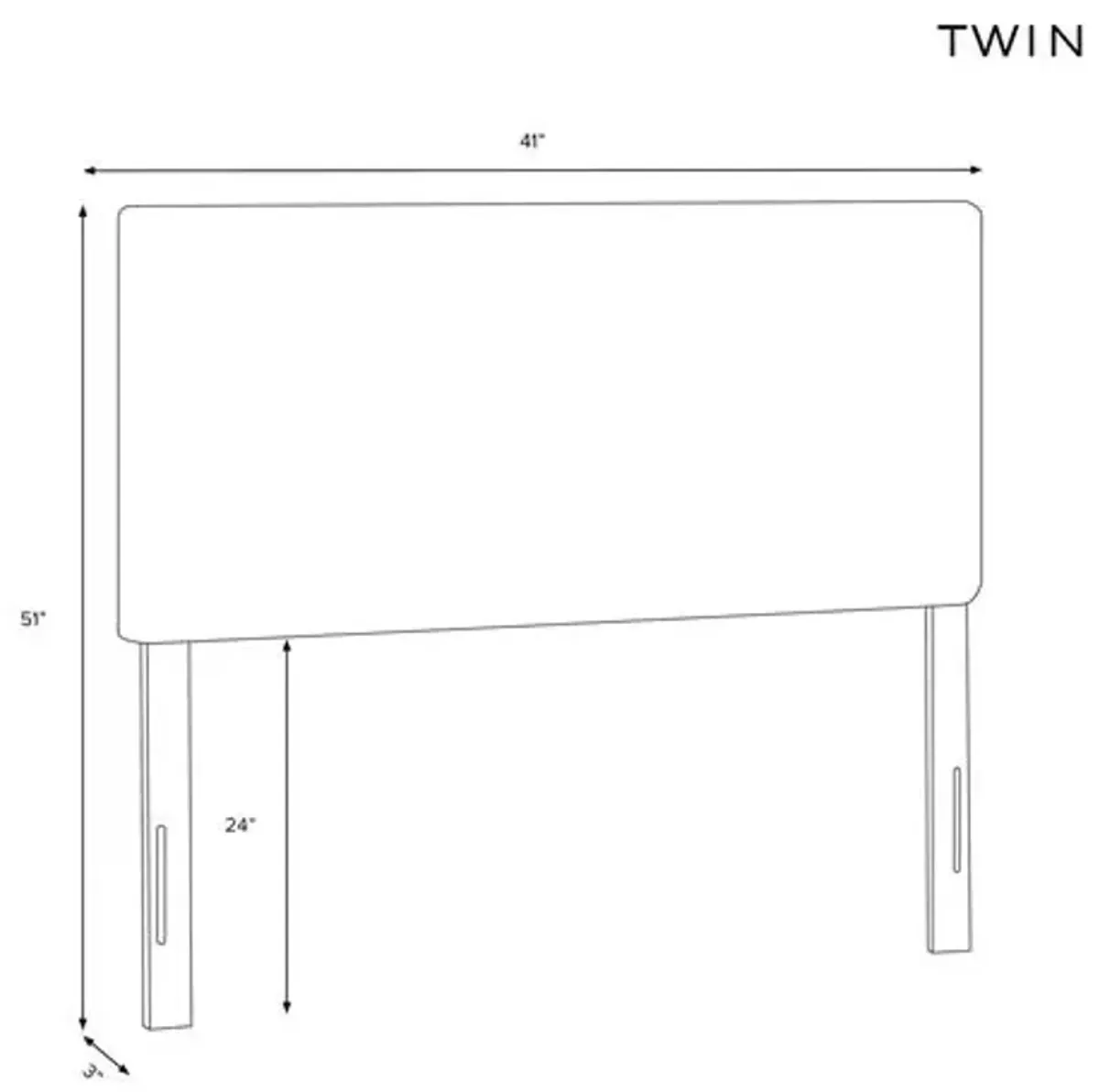 Collins Headboard - Handcrafted - White