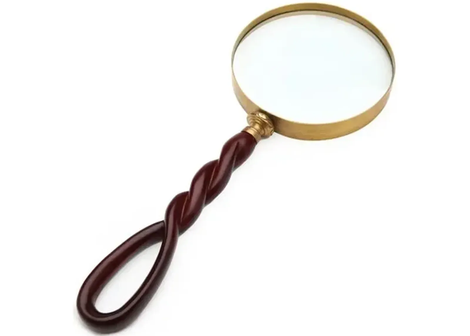 Delmar Magnifying Glass - Brown/Brass