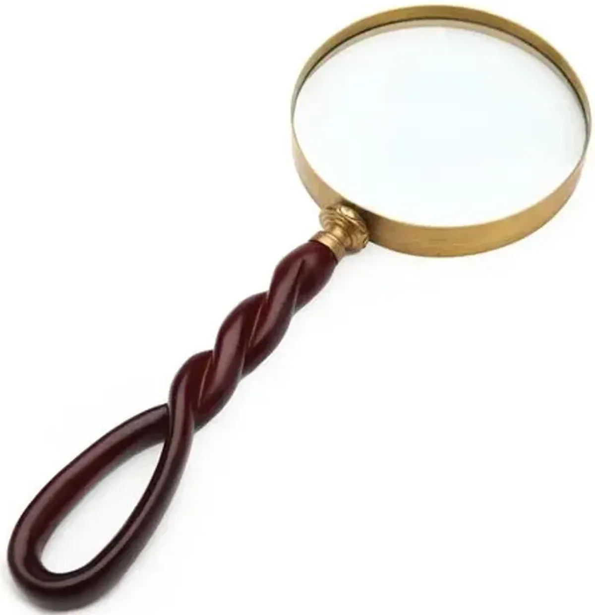 Delmar Magnifying Glass - Brown/Brass