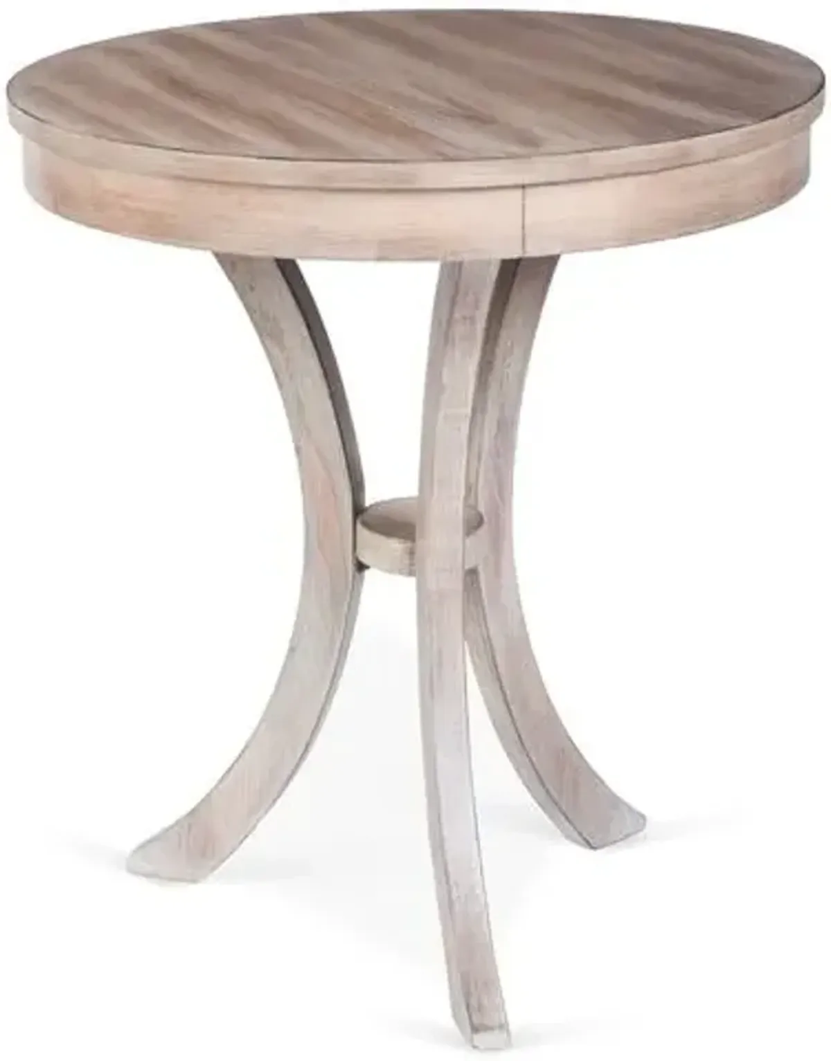 Cormac Side Table - White Wash - Gray