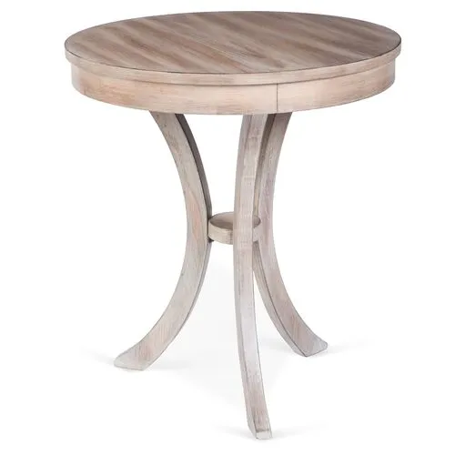 Cormac Side Table - White Wash - Gray