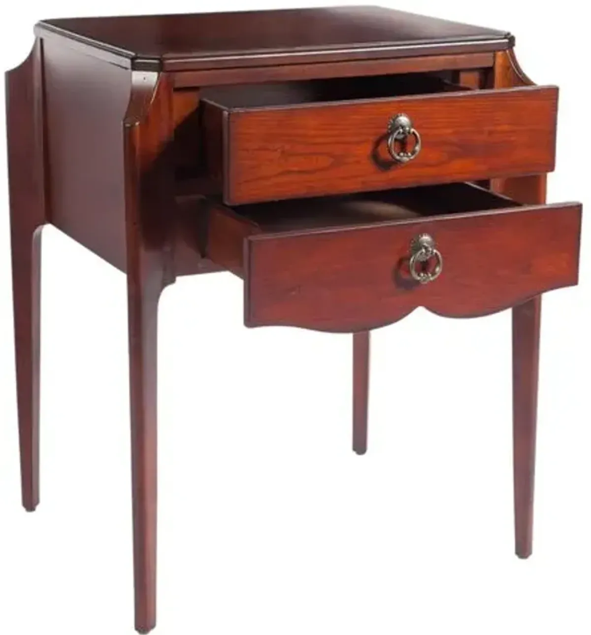 Emily 2-Drawer Nightstand - Cherry