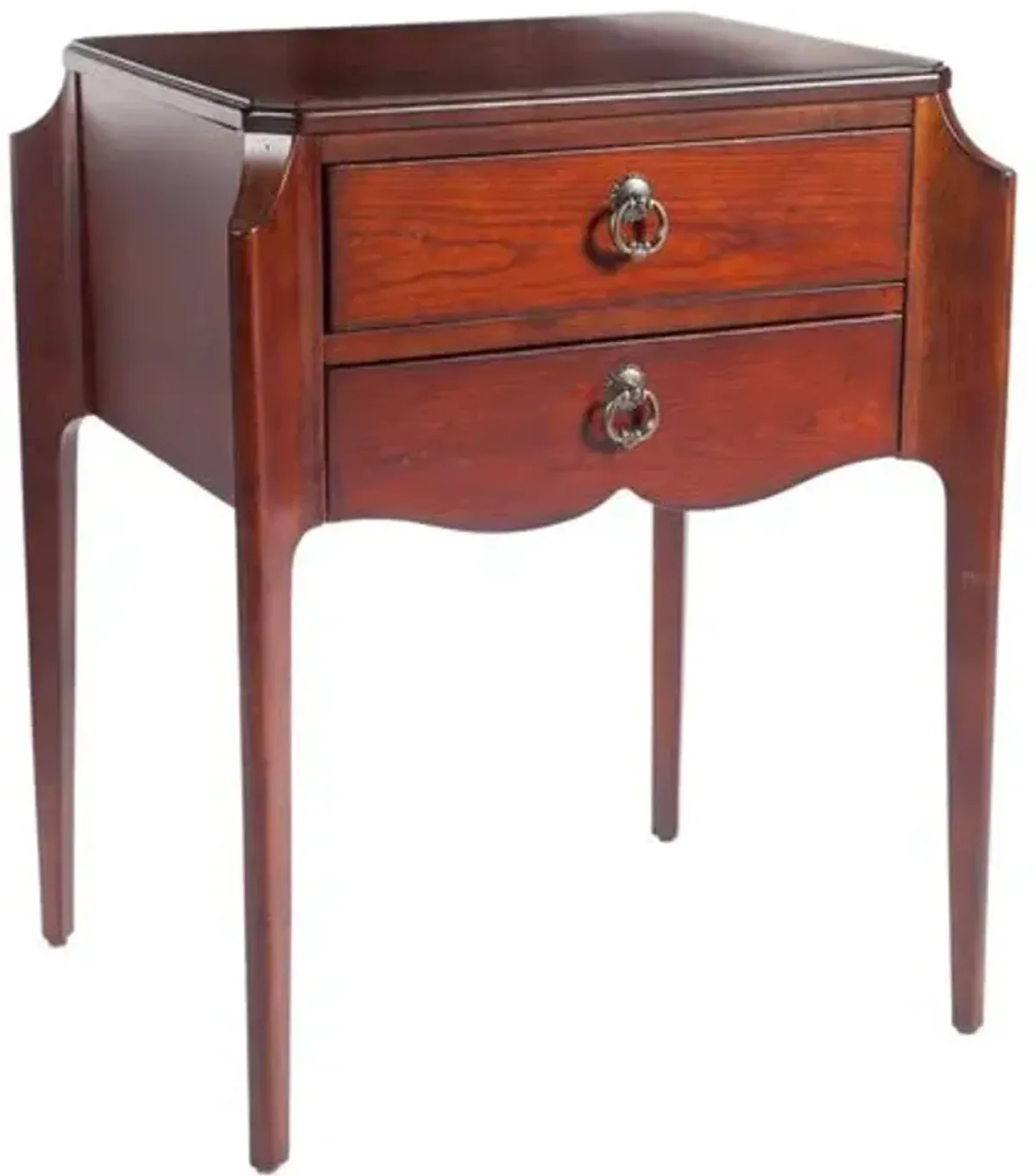 Emily 2-Drawer Nightstand - Cherry