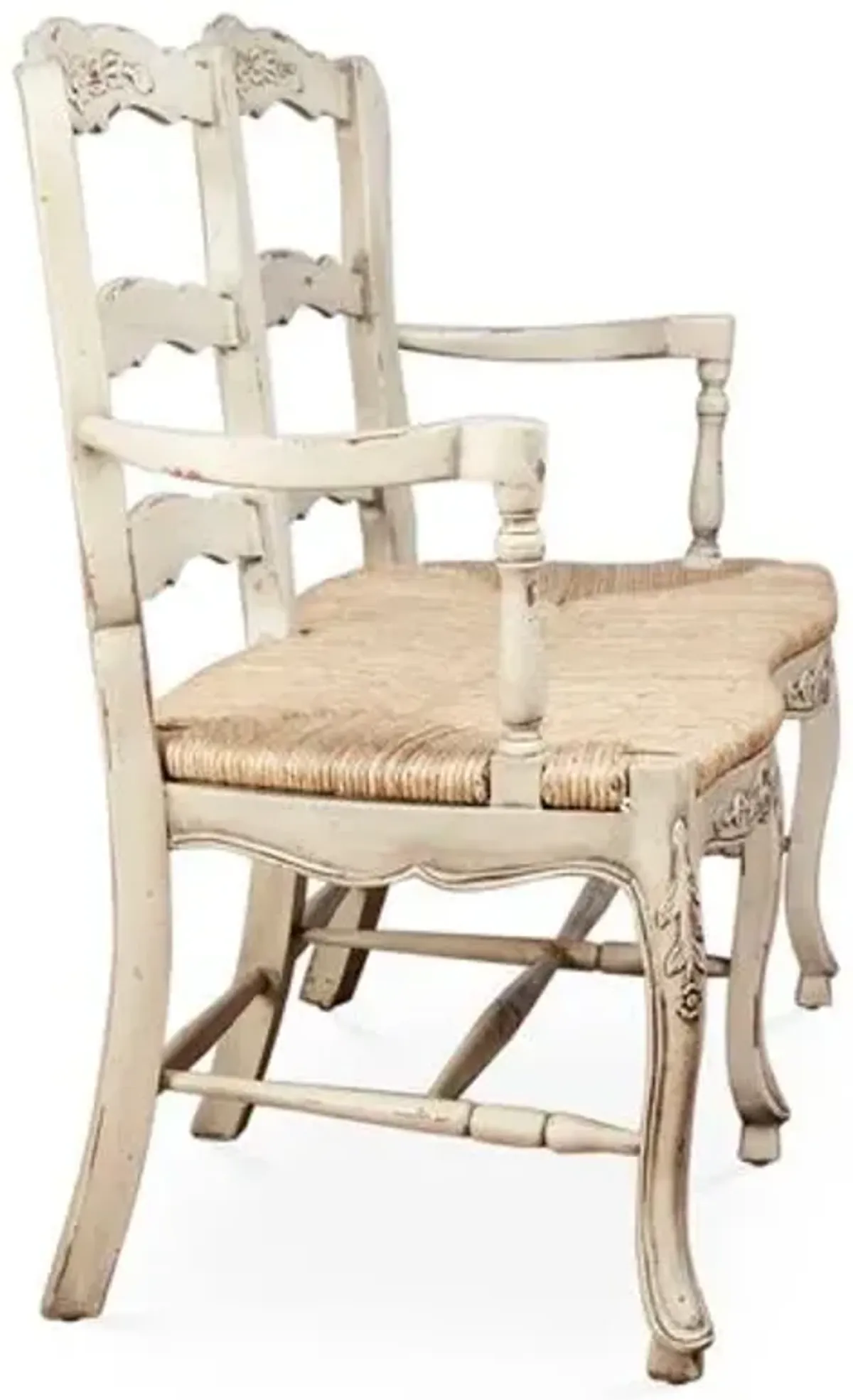 Catherine 2-Seat Bench - Parchment - Handcrafted - Ivory