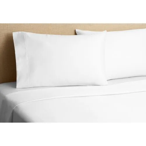 700 TC Sheet Set - White - Belle Epoque, 300 Thread Count, Egyptian Cotton Sateen, Soft and Luxurious