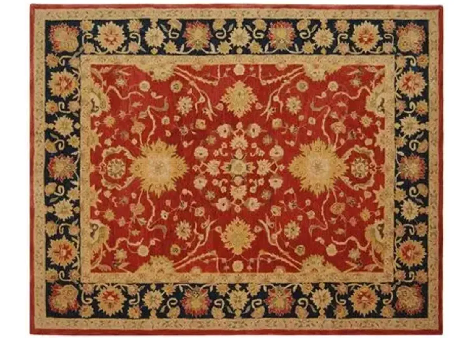 Vidal Rug - Red/Navy - Red