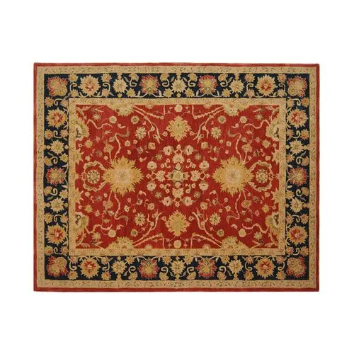 Vidal Rug - Red/Navy - Red