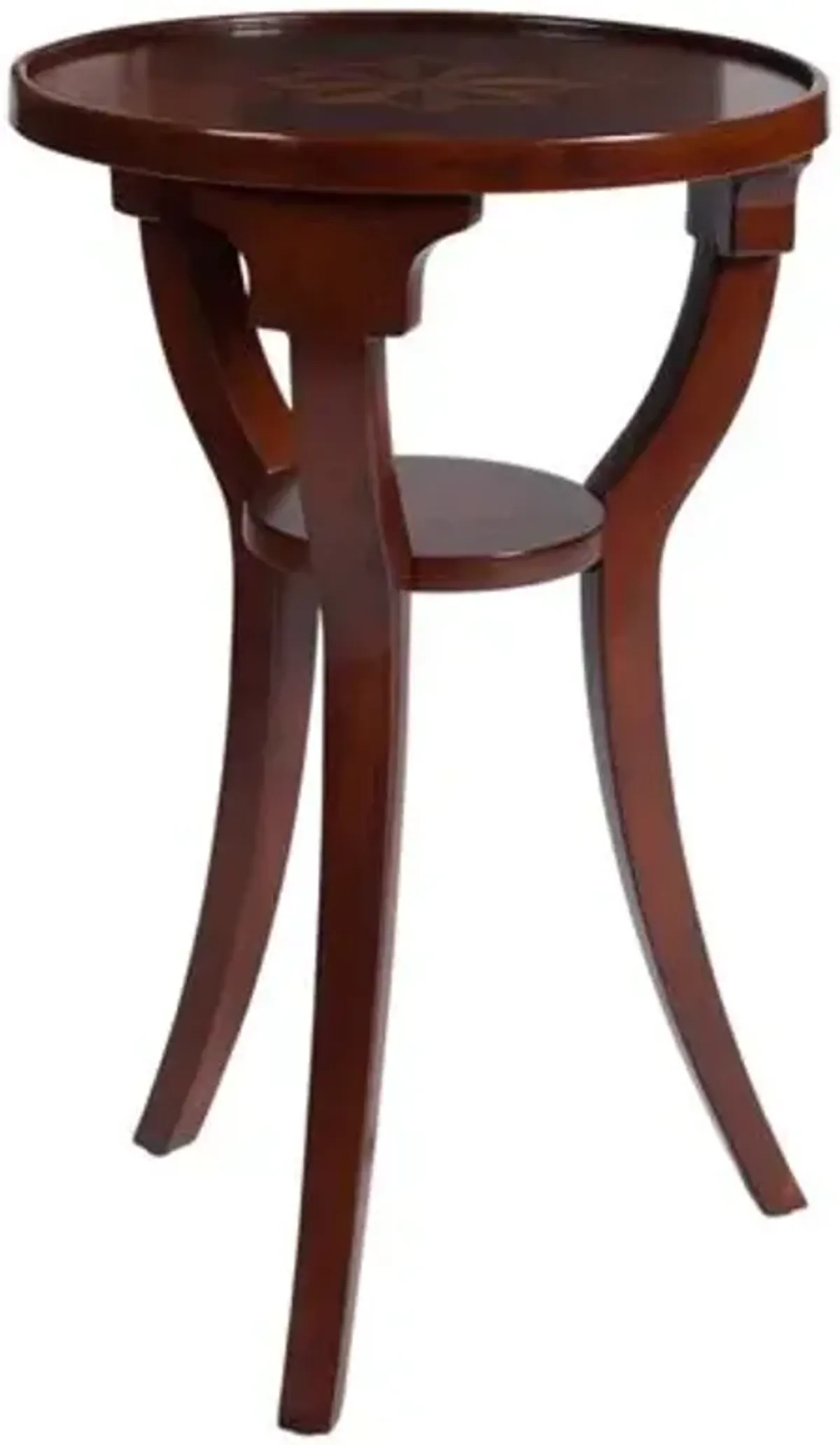 Mitchell Side Table - Cherry - Brown