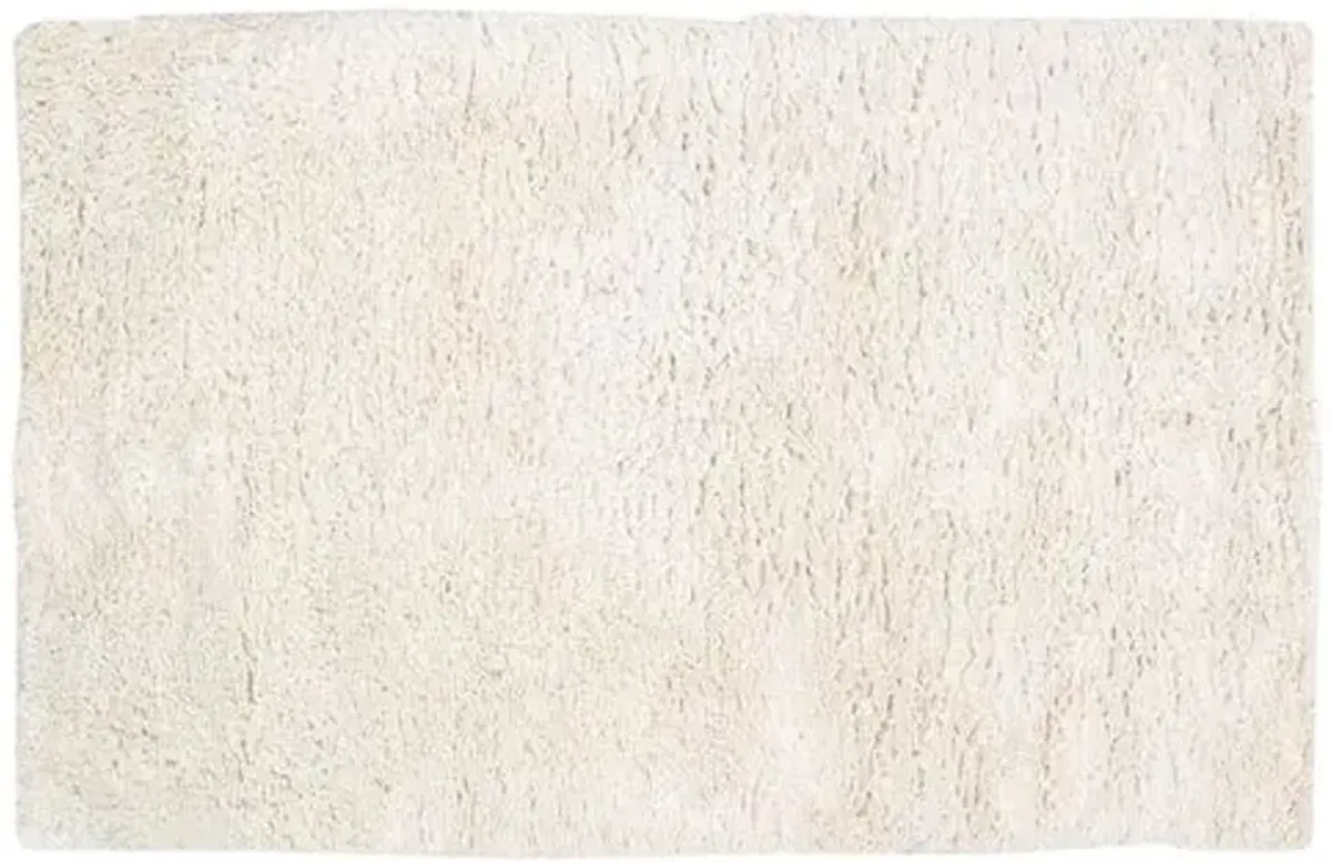 Teagan Shag Rug - Winter White - White
