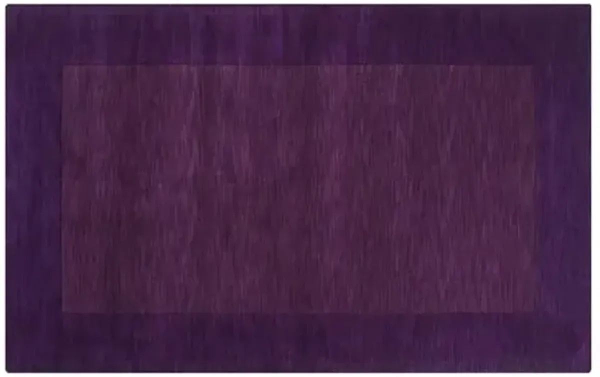 Lombard Rug - Dark Plum - Handcrafted - Purple - Purple