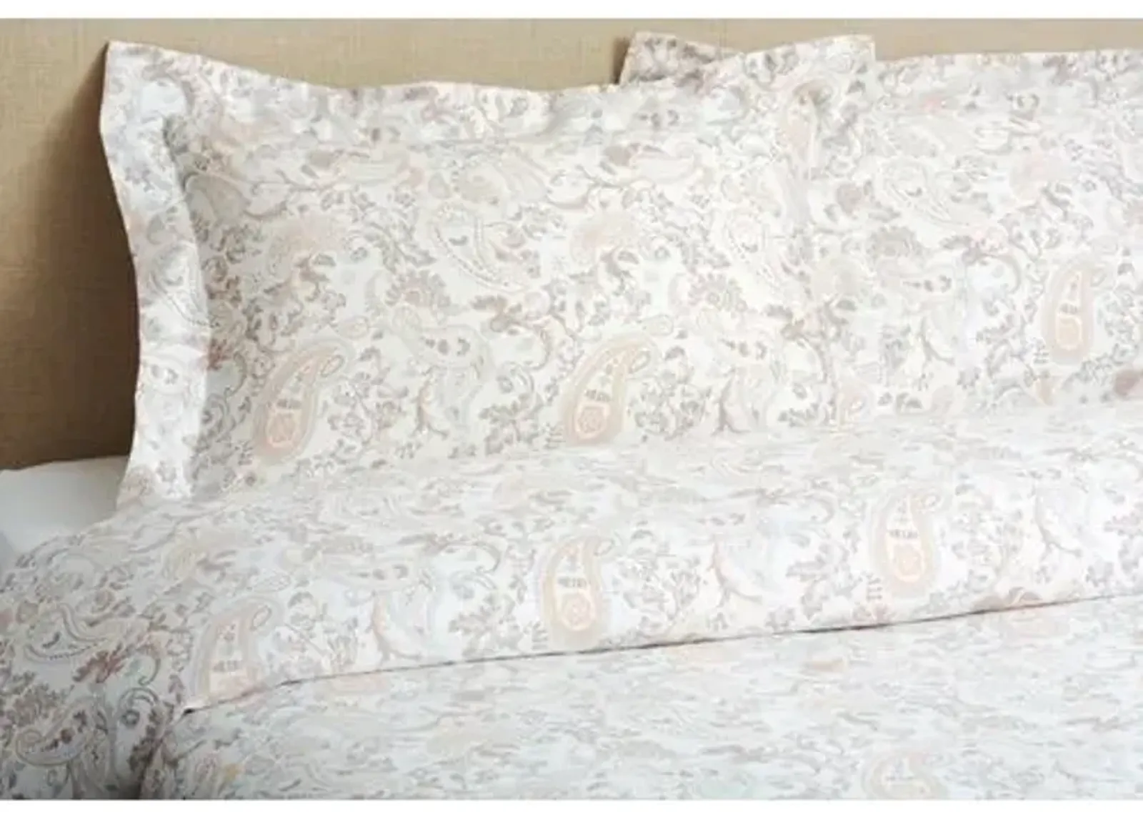 Paisley Mini Duvet Set - Neutral - Belle Epoque - Orange