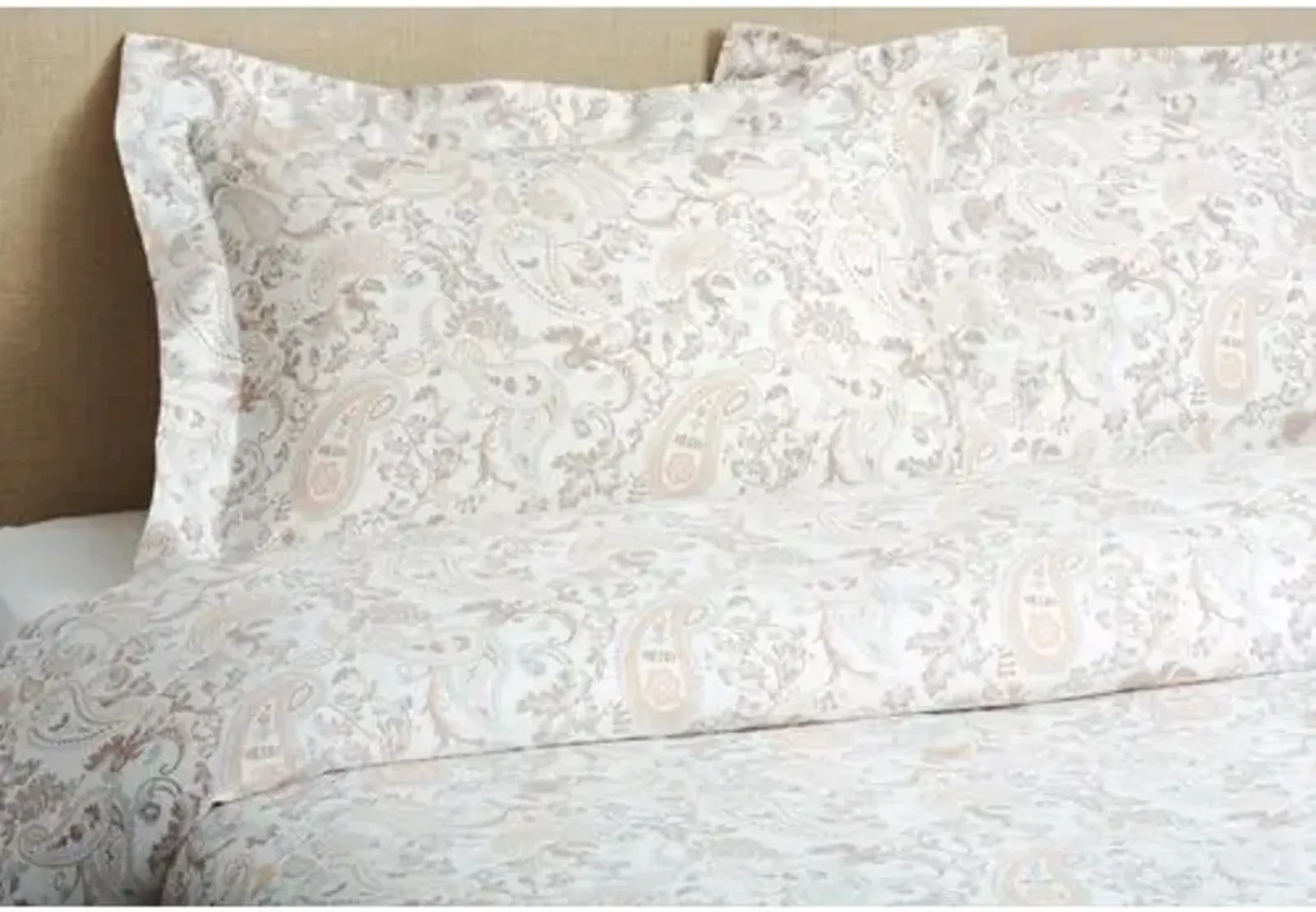 Paisley Mini Duvet Set - Neutral - Belle Epoque - Orange