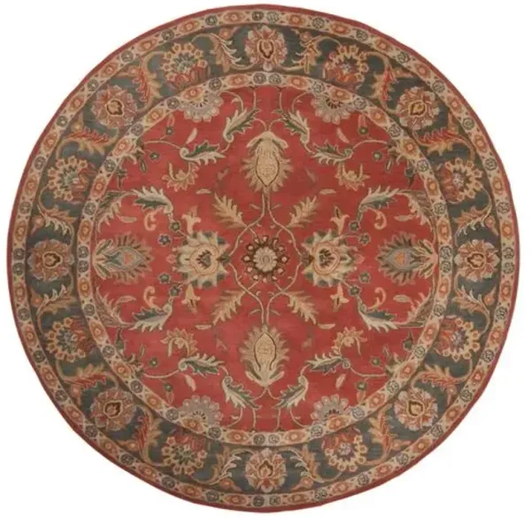 Buckeye Rug - Brick Red/Green - Red