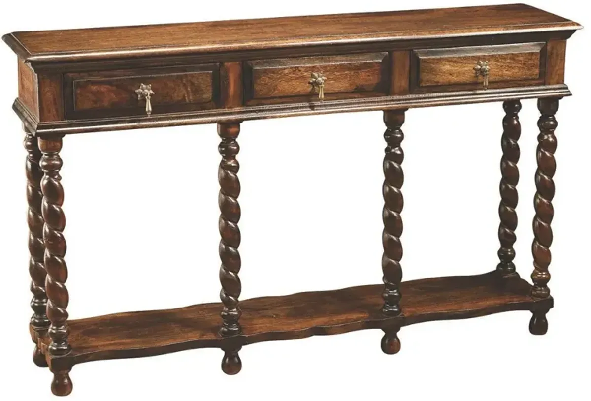 Leigh Twist Console, Pecan