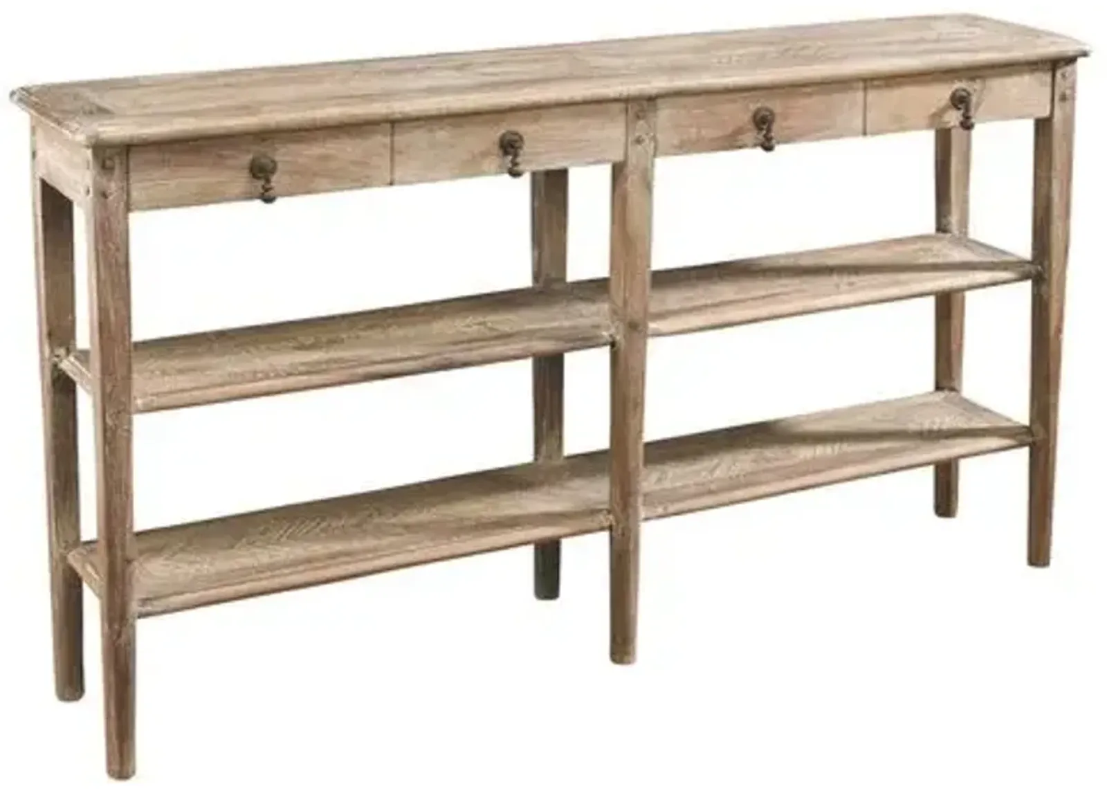 Sarah Console - Natural - Handcrafted - Beige