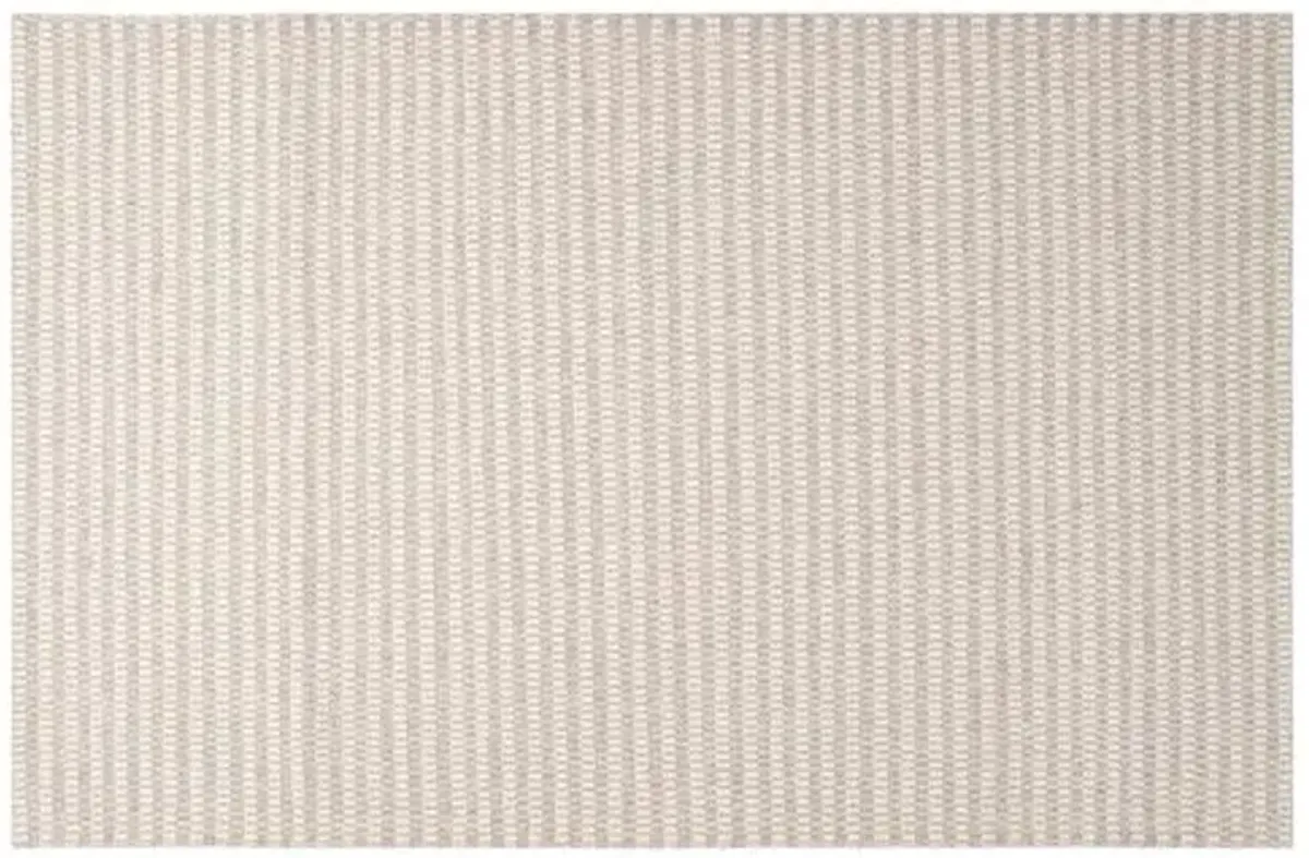 Flora Flat-Weave Rug - Gray - Gray