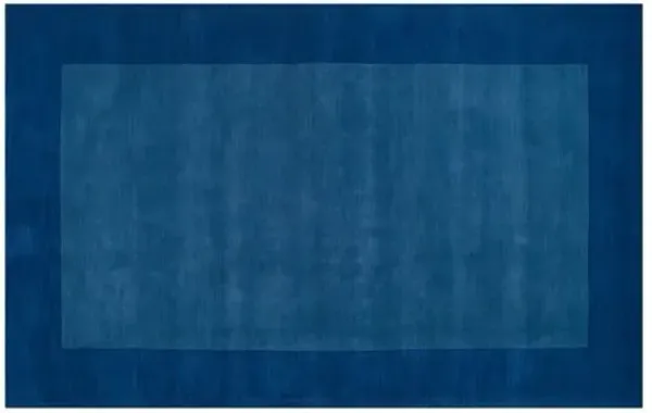Lombard Rug - Sapphire - Handcrafted - Blue - Blue