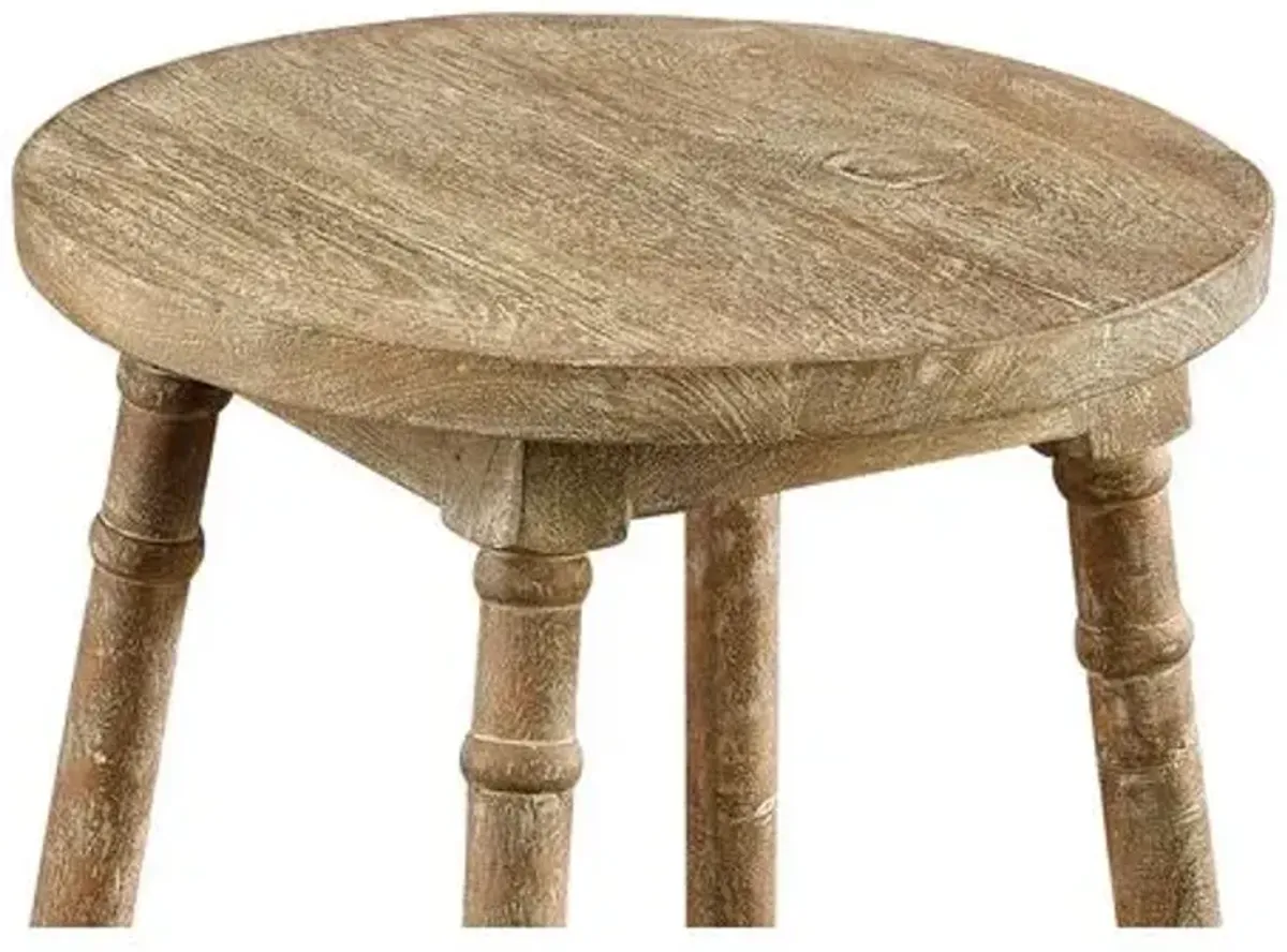 Winslow Barstool - Weathered Sand - Handcrafted - Beige