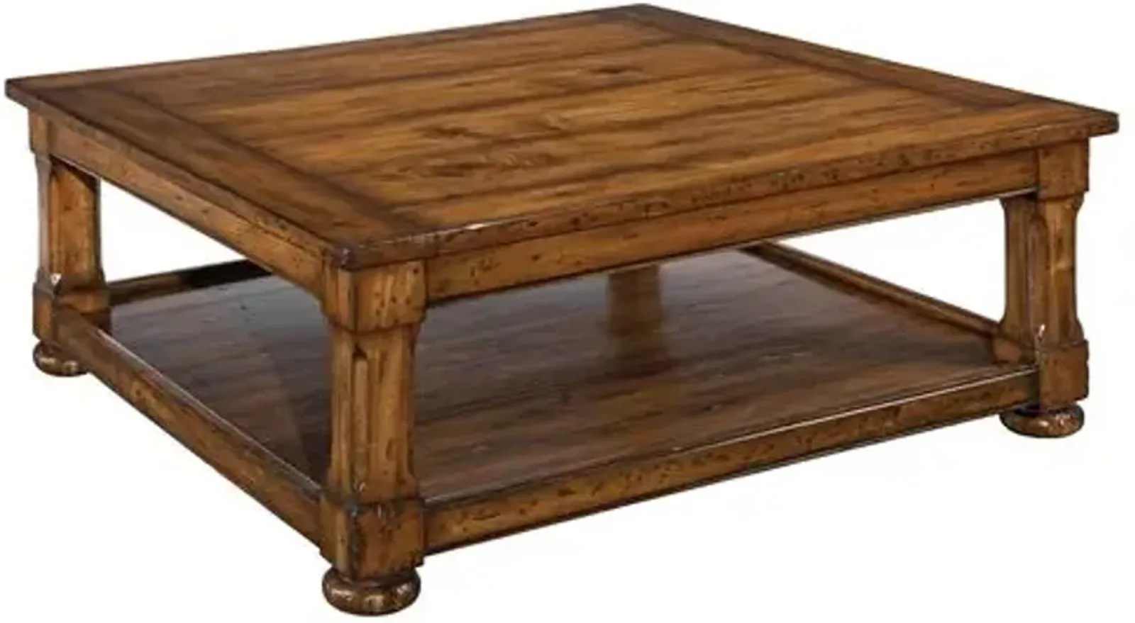 Tudor 48" Coffee Table - Toffee - Brown