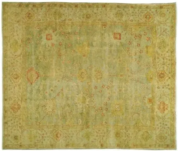 Lucia Oushak Rug - Green - Green