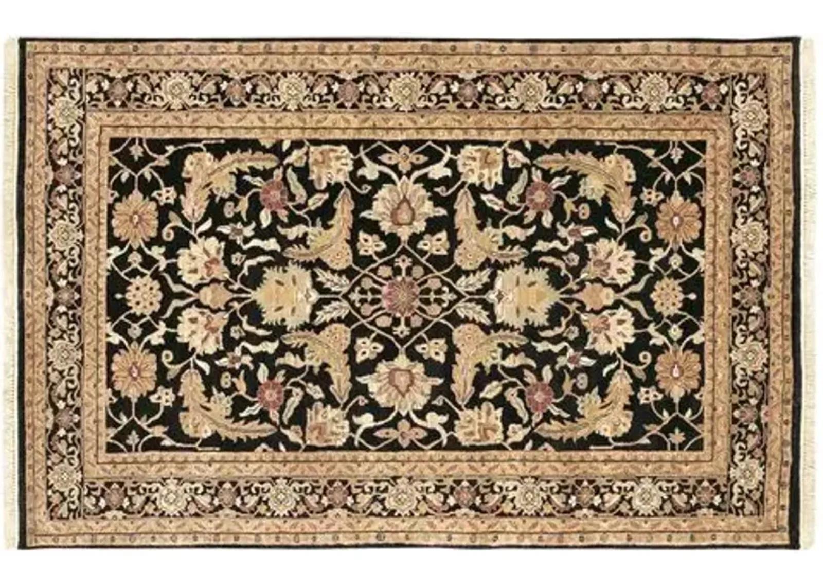 Styron Rug - Jet Black/Praline - Black