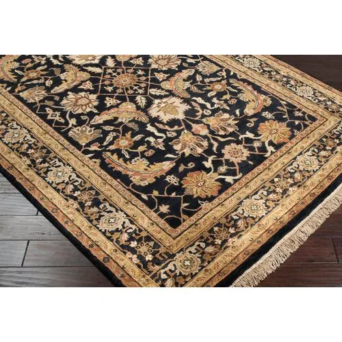 Styron Rug - Jet Black/Praline - Black