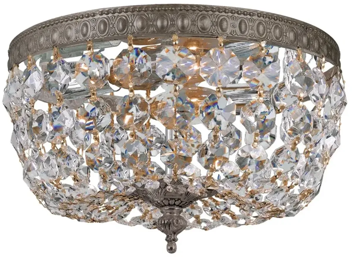 Richmond Flush Mount - English Bronze - Crystorama - Brown