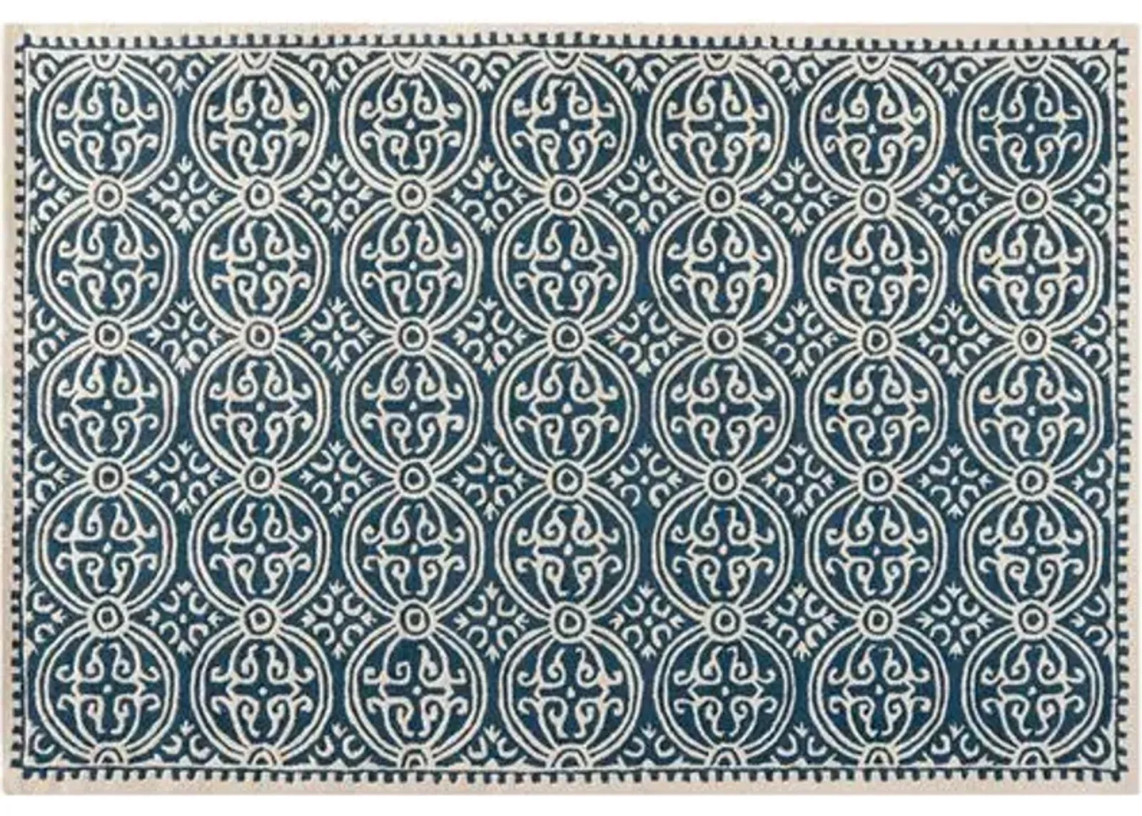 Jay Rug - Navy - Blue - Blue