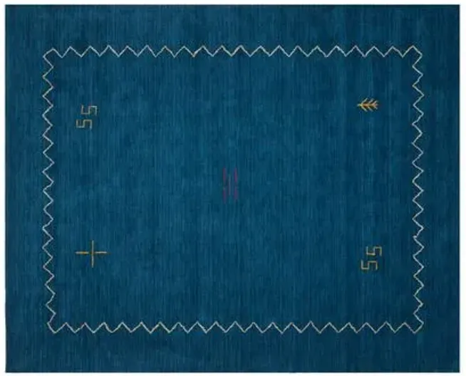 Beech Rug - Blue - Blue