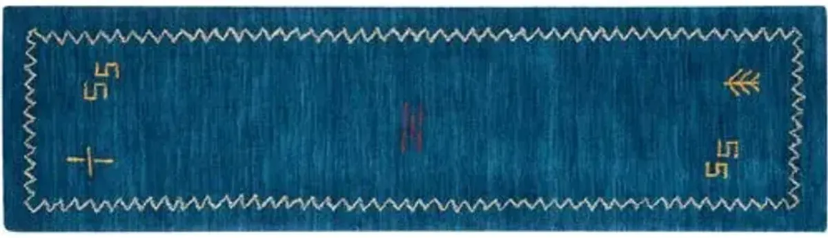 Beech Rug - Blue - Blue