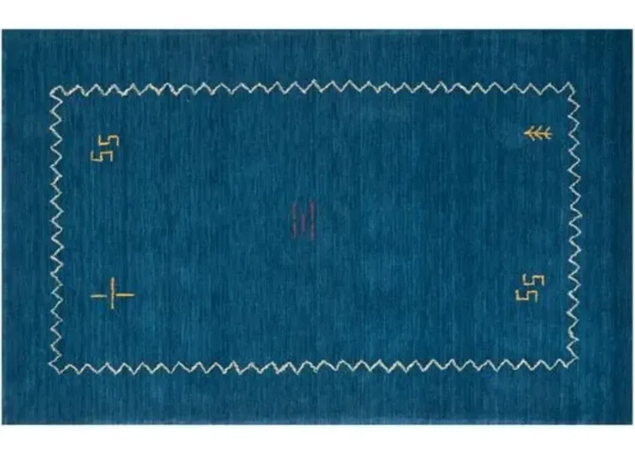 Beech Rug - Blue - Blue