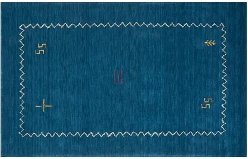 Beech Rug - Blue - Blue