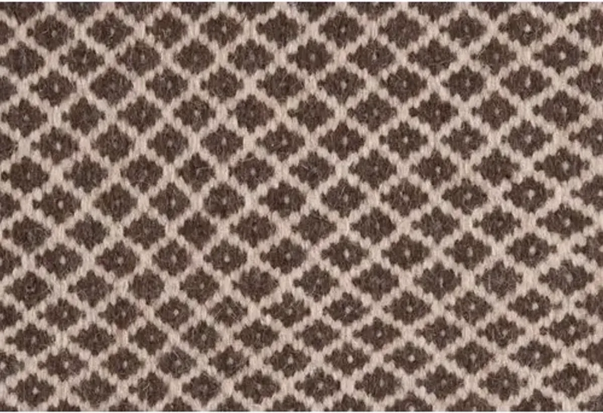 Crown Flat-Weave Rug - Espresso - Gray - Gray