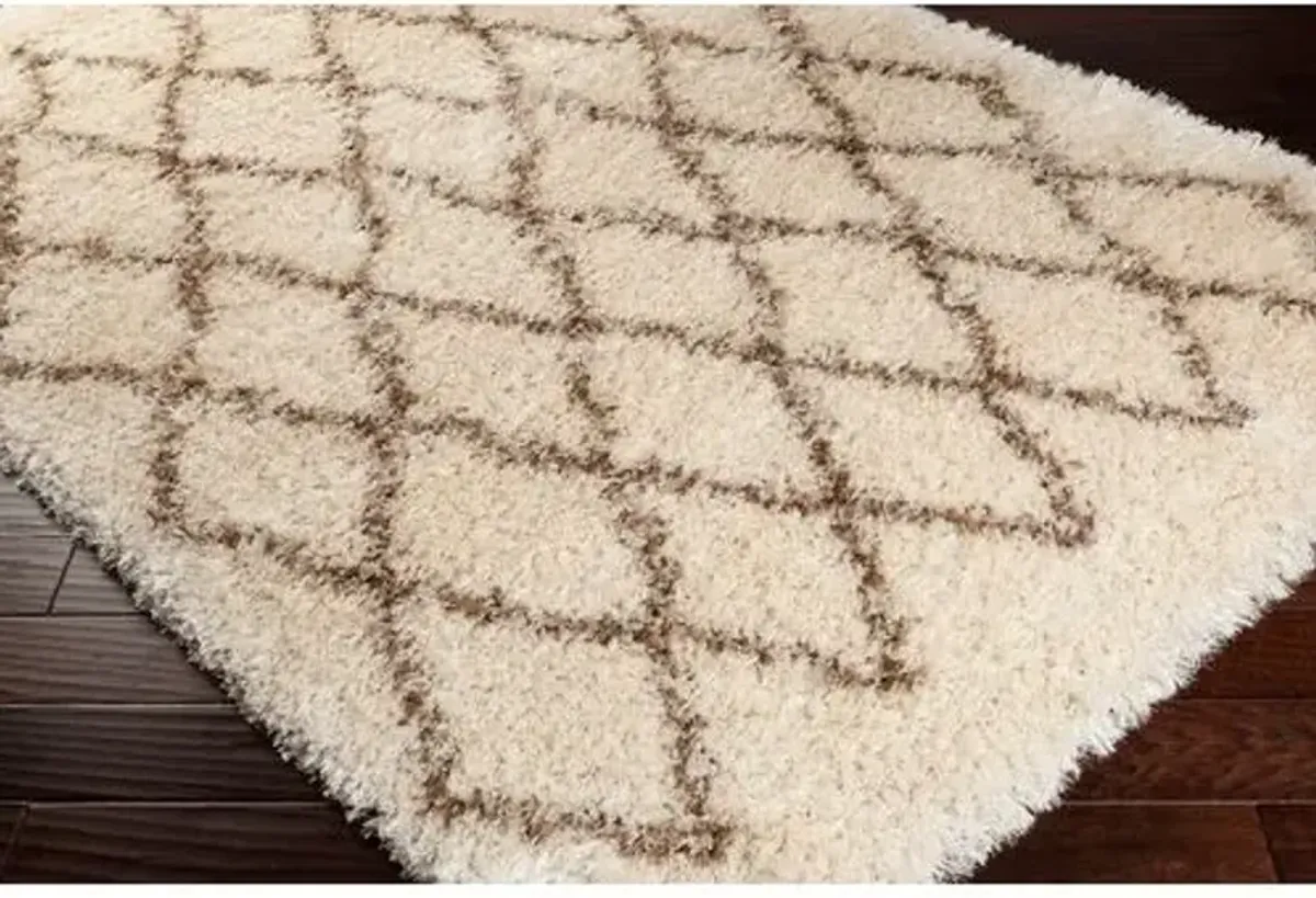 Sanne Shag Rug - Ivory - Ivory