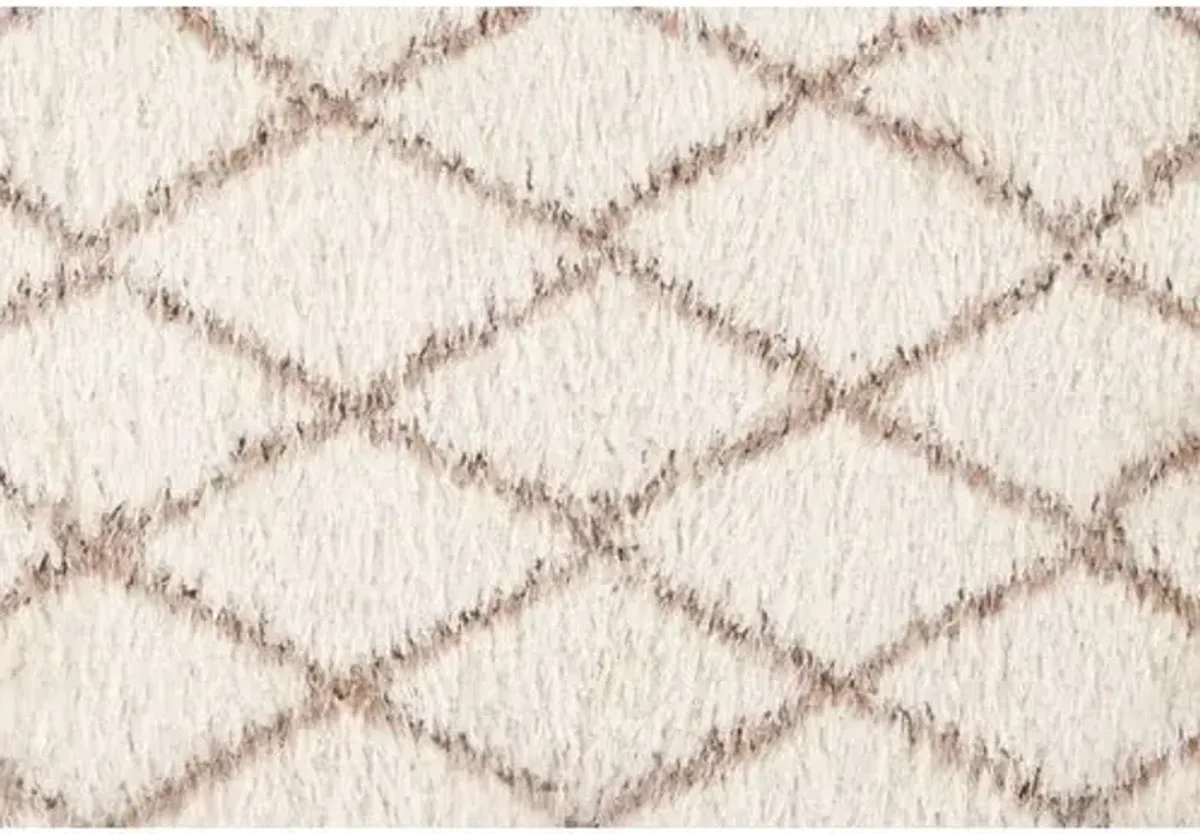 Sanne Shag Rug - Ivory - Ivory