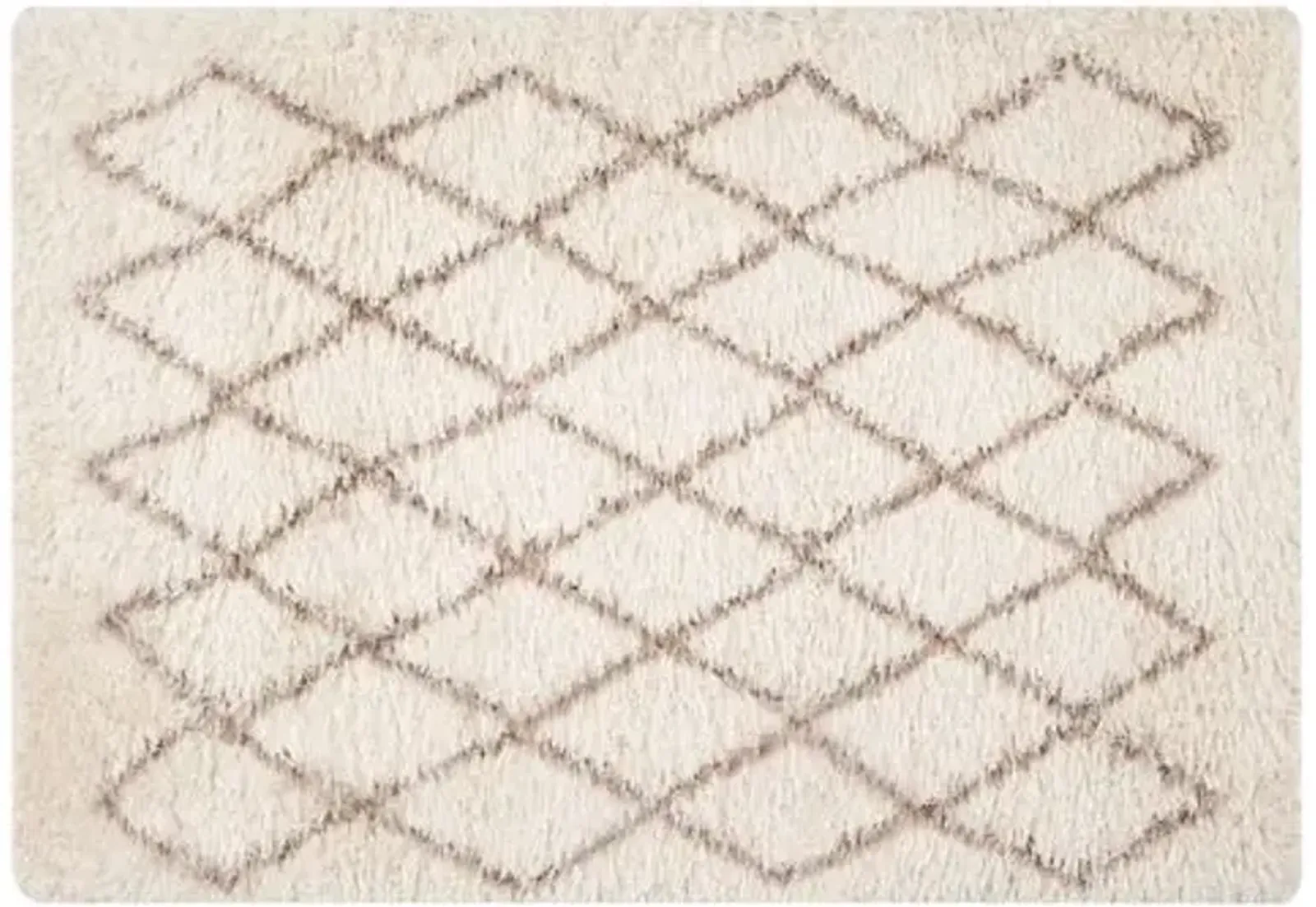 Sanne Shag Rug - Ivory - Ivory