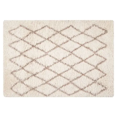 Sanne Shag Rug - Ivory - Ivory