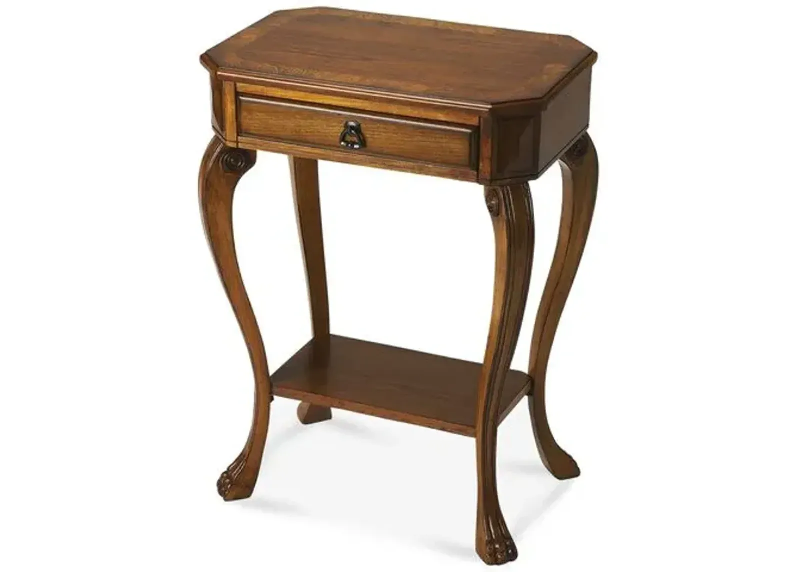 Lily Side Table - Cherry - Brown